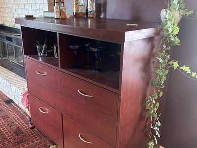 Massive hutch/armoire/bar/storage