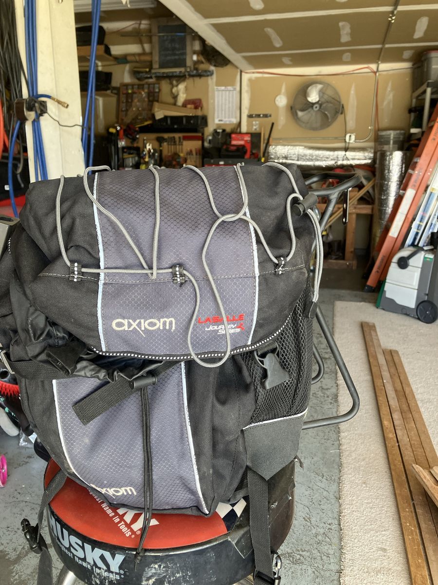 Axiom LaSalle Journey Series Bike Pannier Bag - Black/Grey, Used - Great Condition