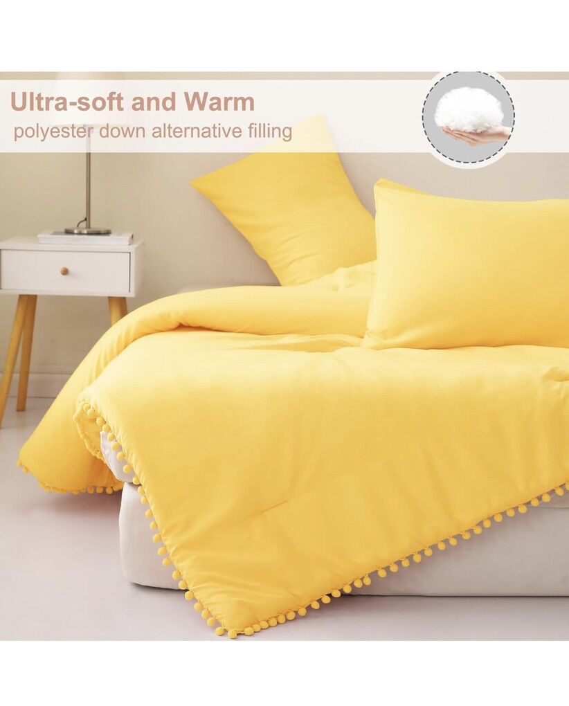 2 Sets Twin duvet Cover And Matching Pillow Case