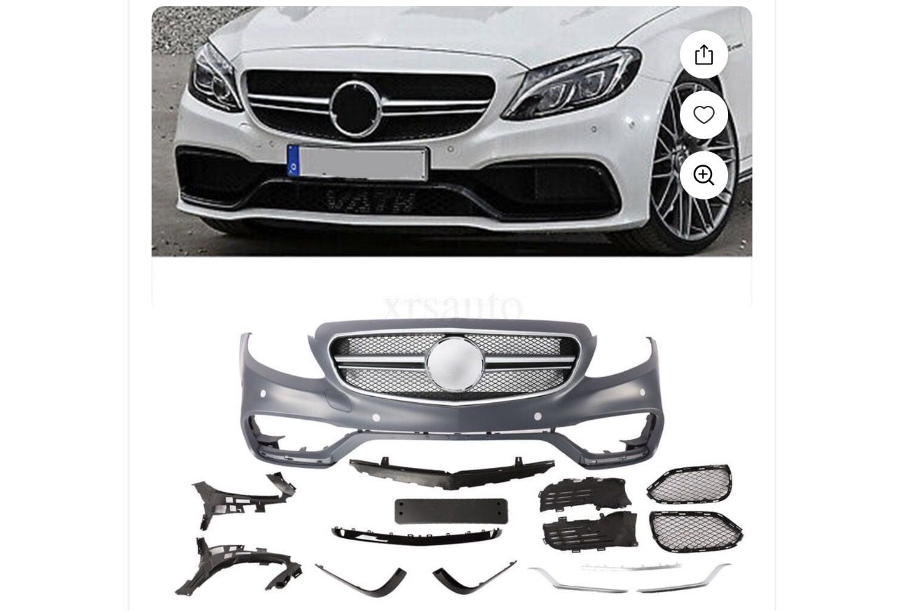 15-18 Mercedes Benz W205 bumper