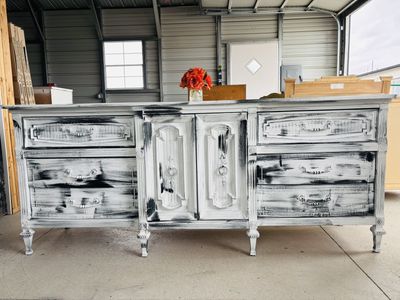 9 Drawer Wood Dresser