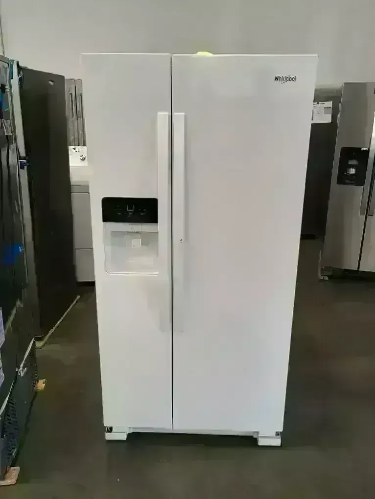 NEW WHIRLPOOL 33 INCH WHITE SIDE BY SIDE