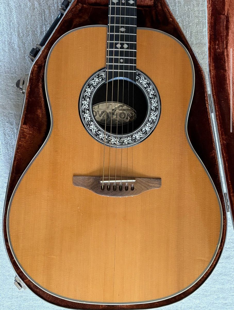 1970’s USA Ovation Acoustic Electric Guitar + Case
