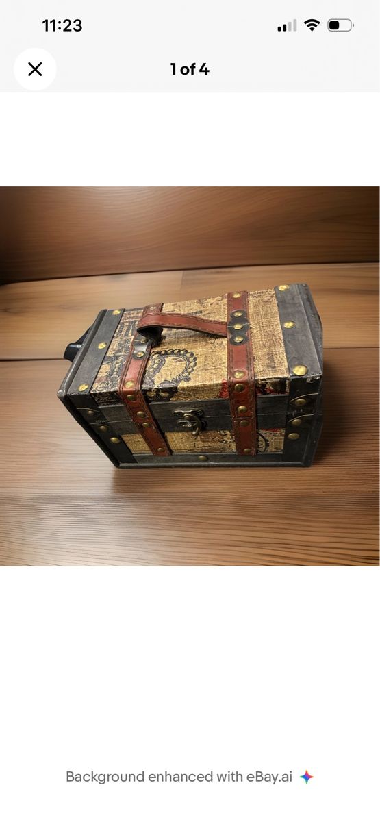 Small Wooden Storage Case