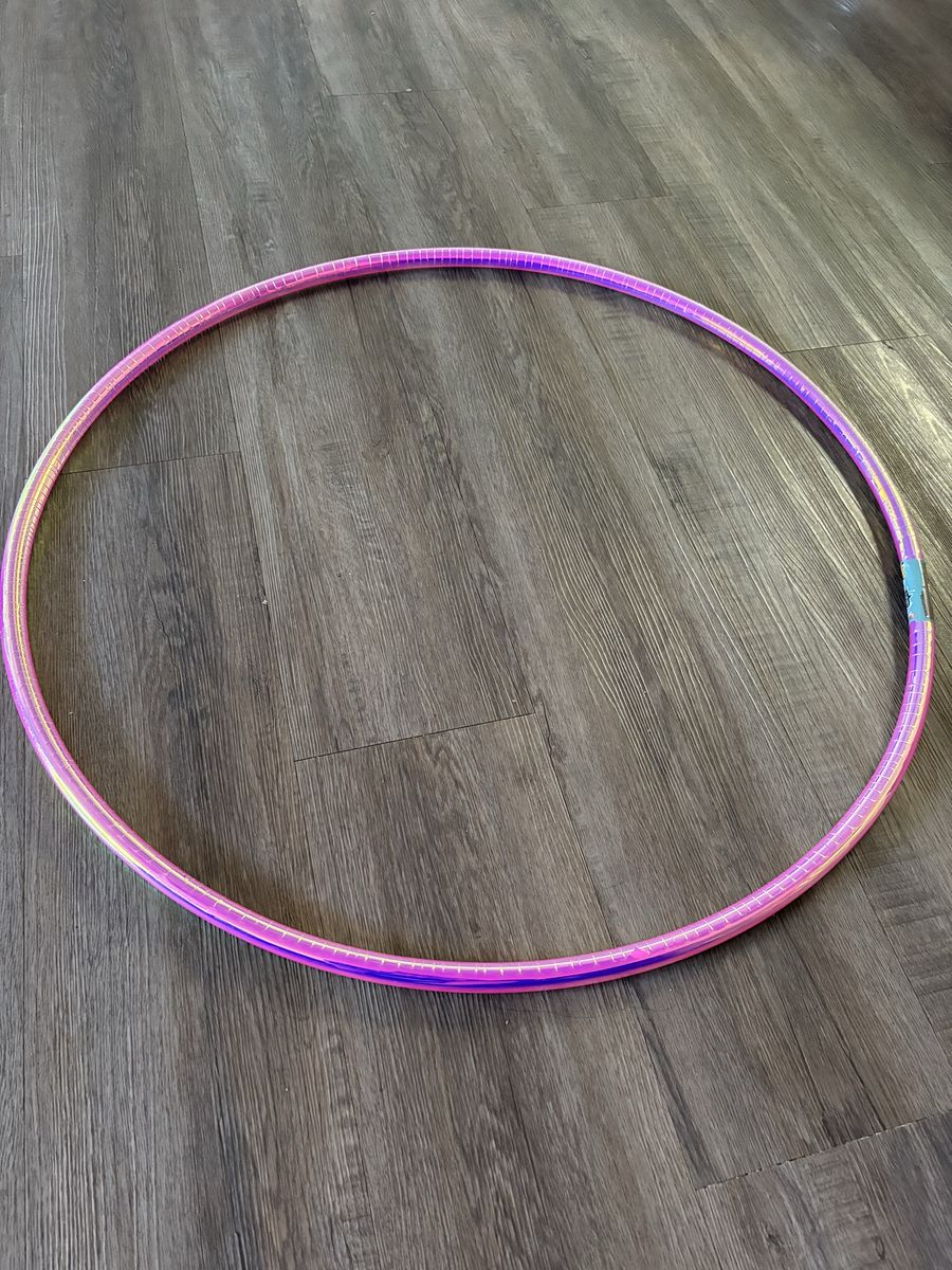 Pink and Purple Glitter Hula Hoop - Used Exercise and Dance Hoop
