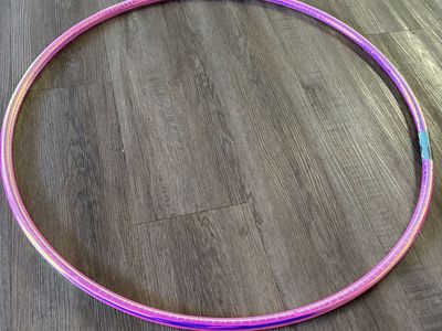 Pink and Purple Glitter Hula Hoop - Used Exercise and Dance Hoop