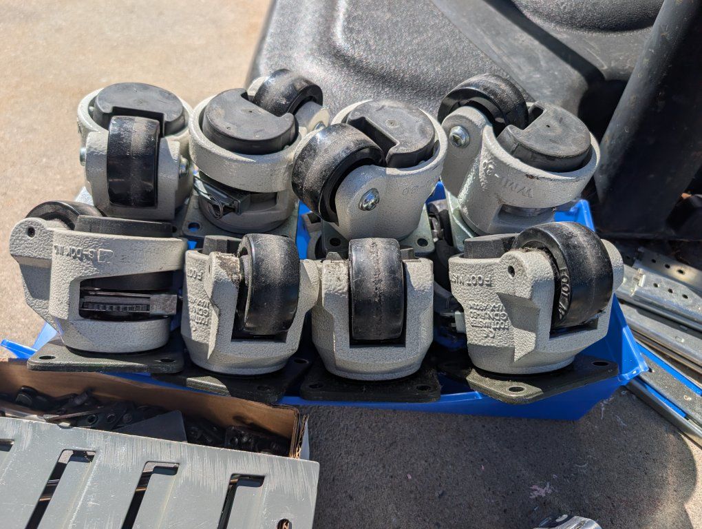 Heavy Duty GD-80 & WMI-80 Ratchet Leveling Casters