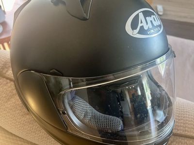 Arai Quantum X Full Face Motorcycle Helmet Diamond Black Clear Visor/ Large