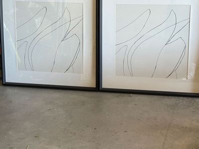 Framed Artwork with Glass