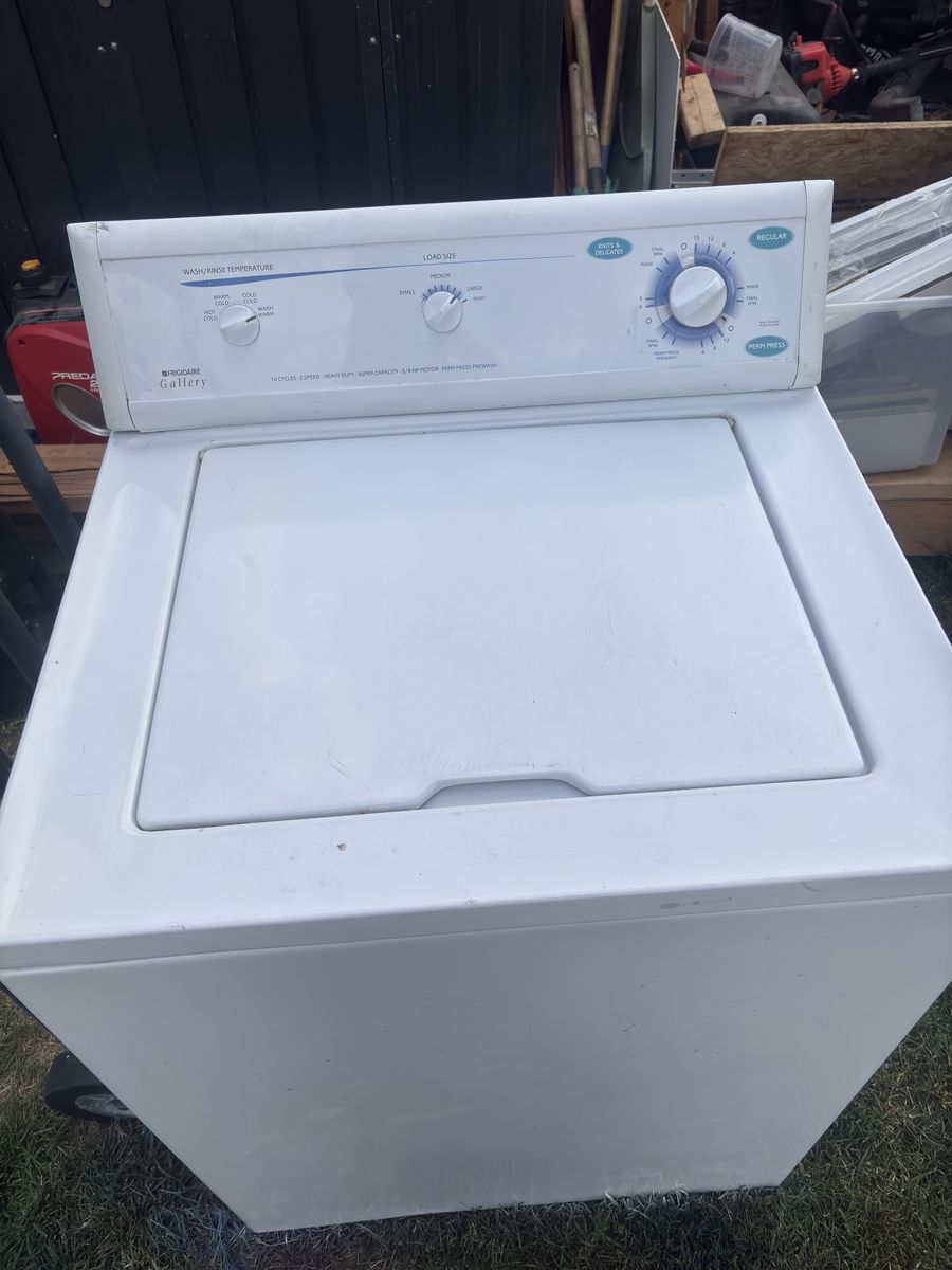 Washer and dryer