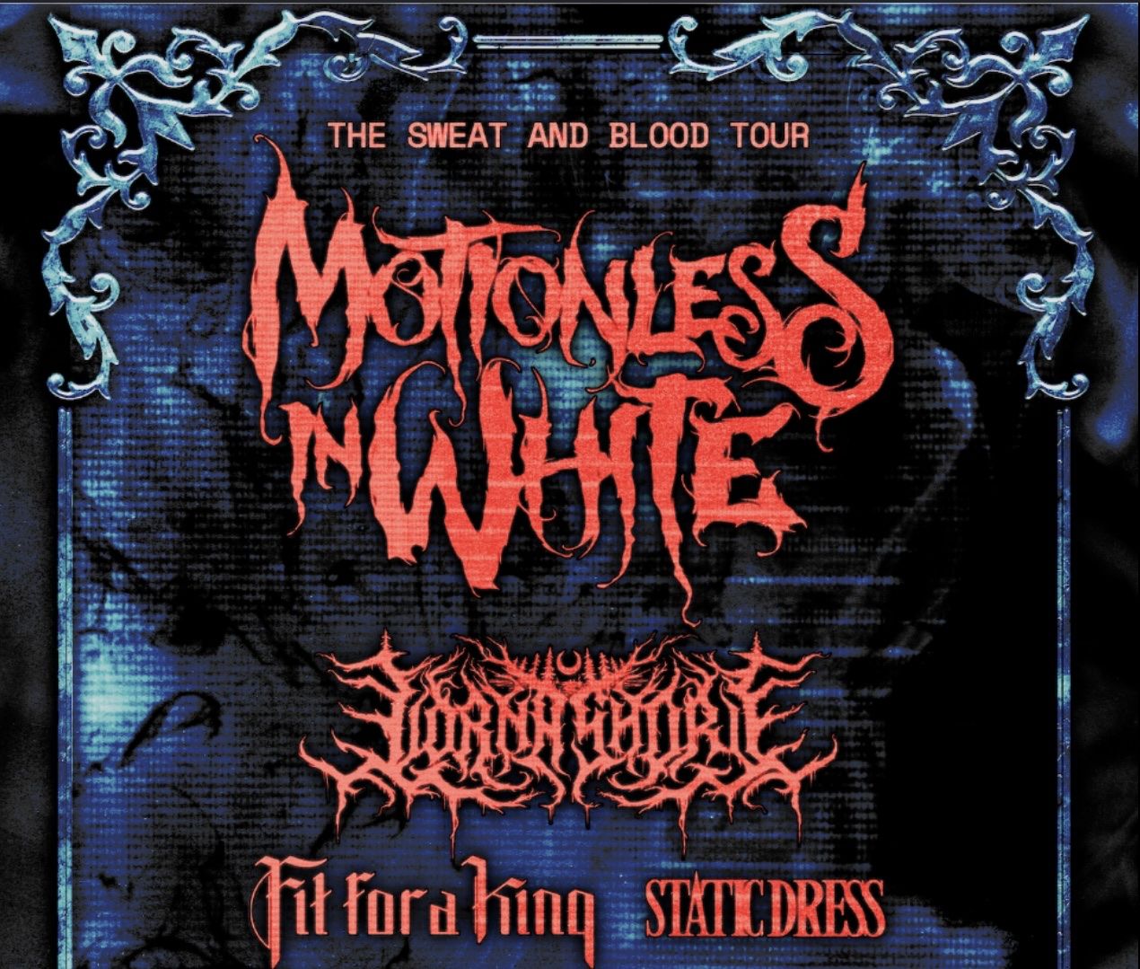 Motionless in White/Lorna Shore: The Sweat and Blood Tour Ticket - Beddy's Plaza Fri, Aug 7th 17:30