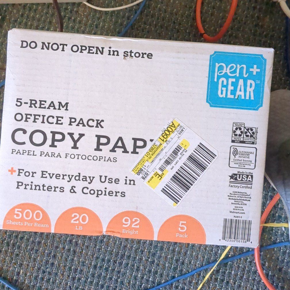 office back  copy paper