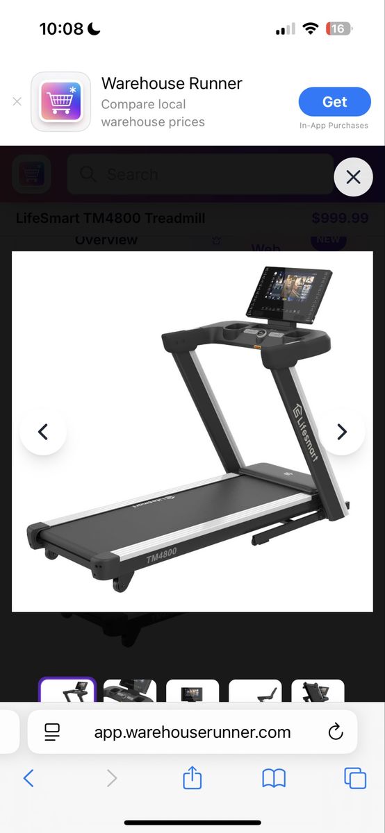 Lifesmart TM4800 PowerTouch Treadmill