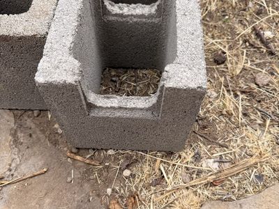 9 Used Concrete Cinder Blocks for Deck Support or Landscaping Projects