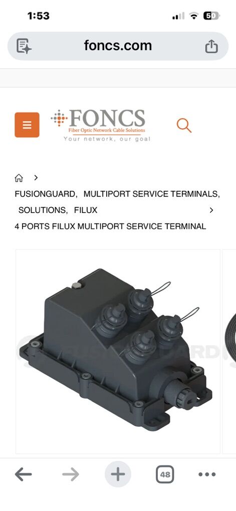 Two Multiport Service Terminals