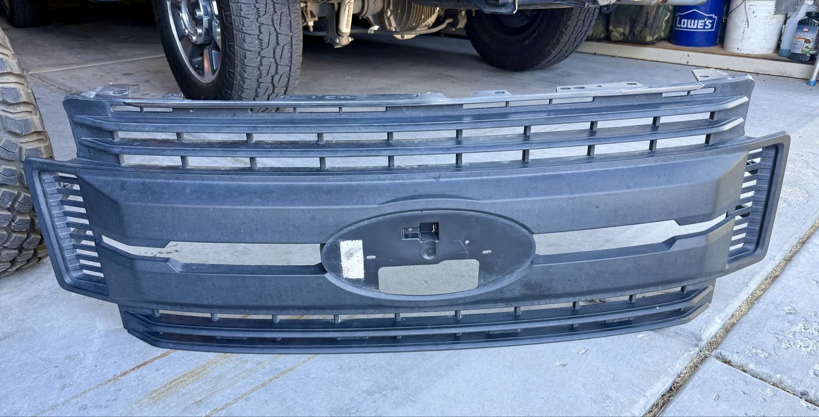 OEM Ford Superduty XL Front Grille Black Plastic