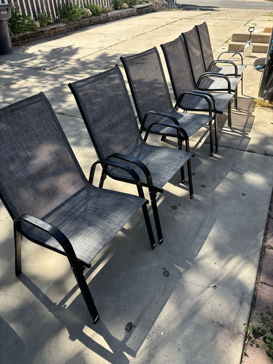 6 patio chairs