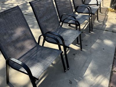 6 patio chairs