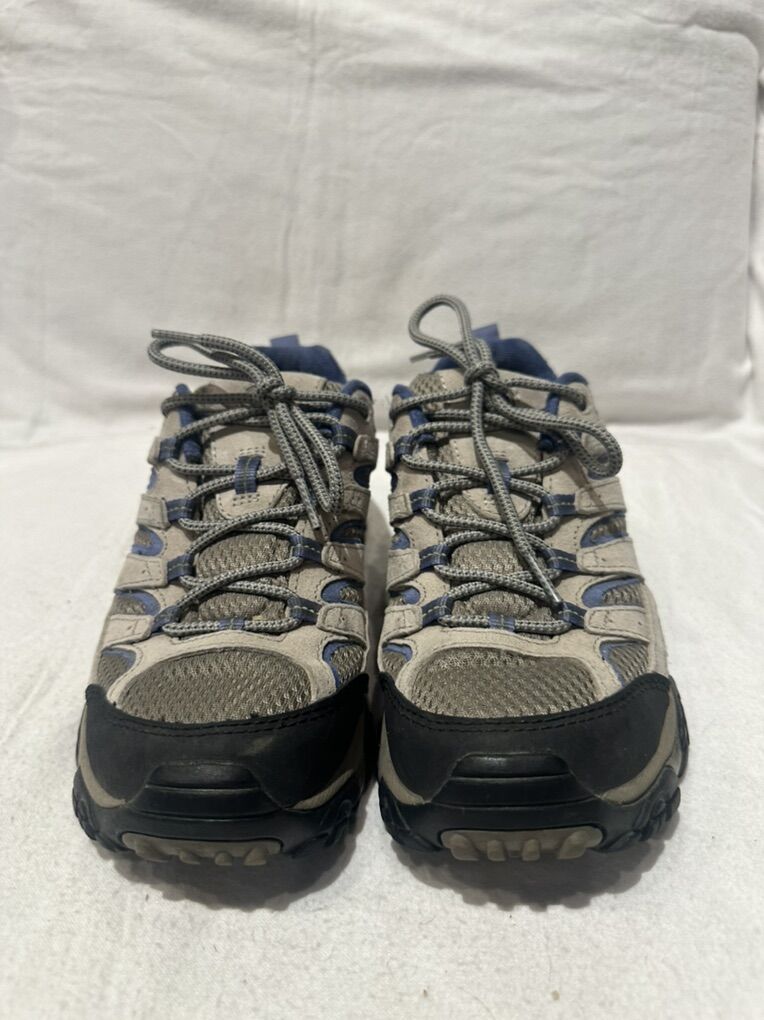 Merrell Women’s 8 Gray/Blue Trim Hiking Shoes