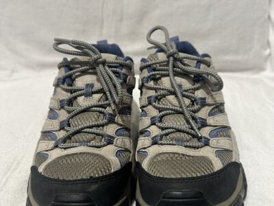 Merrell Women’s 8 Gray/Blue Trim Hiking Shoes