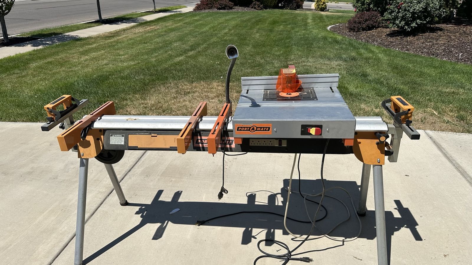 Port A Mate Portable Folding Miter Saw & Router Work Center Stand