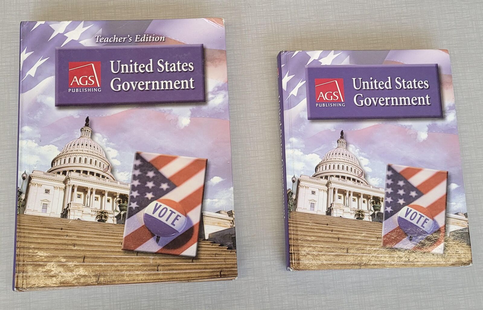 AGS US Government Textbooks (x8)