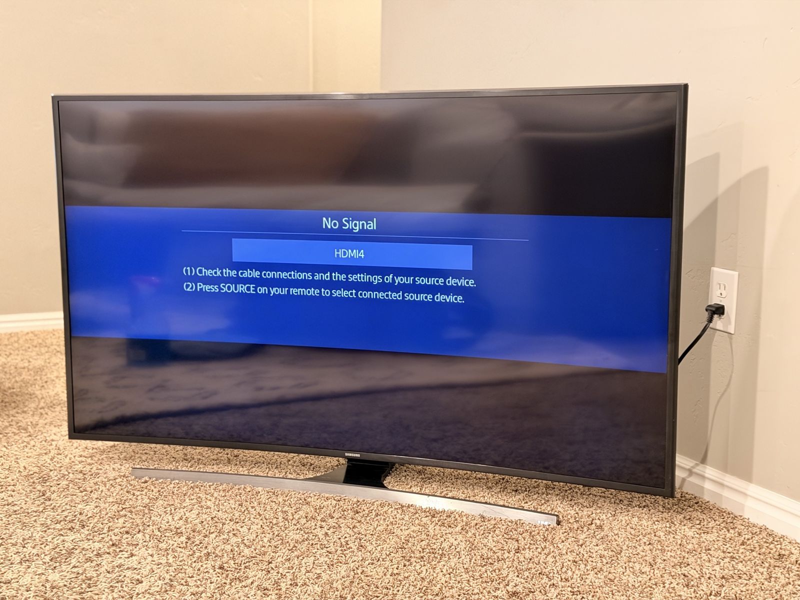 Samsung 55 inch Curved 4K Ultra HD Smart TV - Great Condition - No Remote