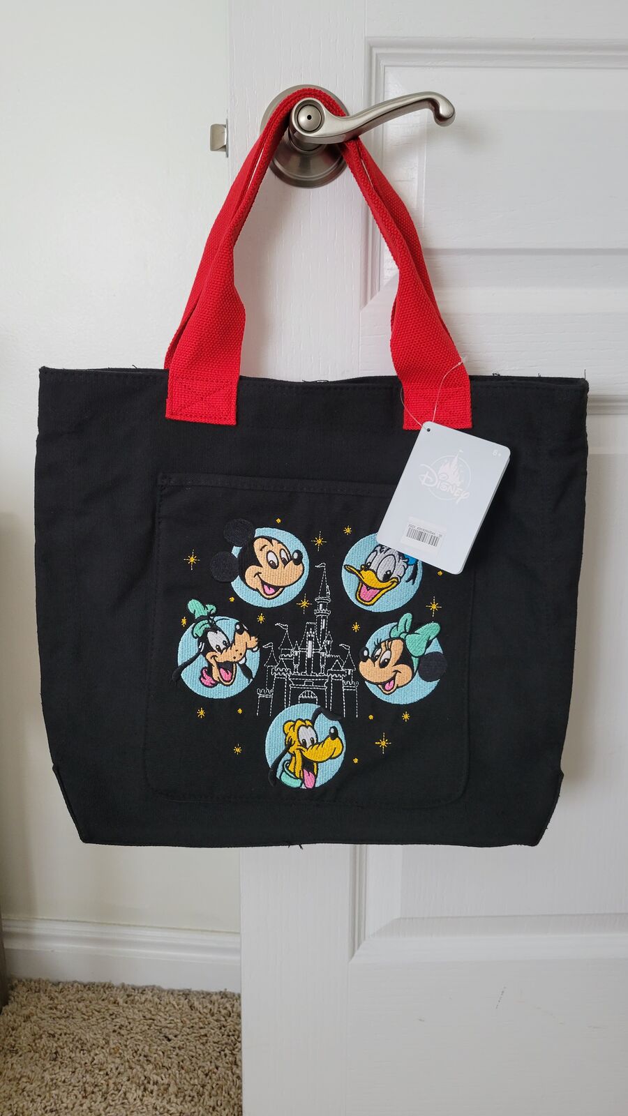 Brand New Mickey Mouse & Friends Canvas Tote Bag