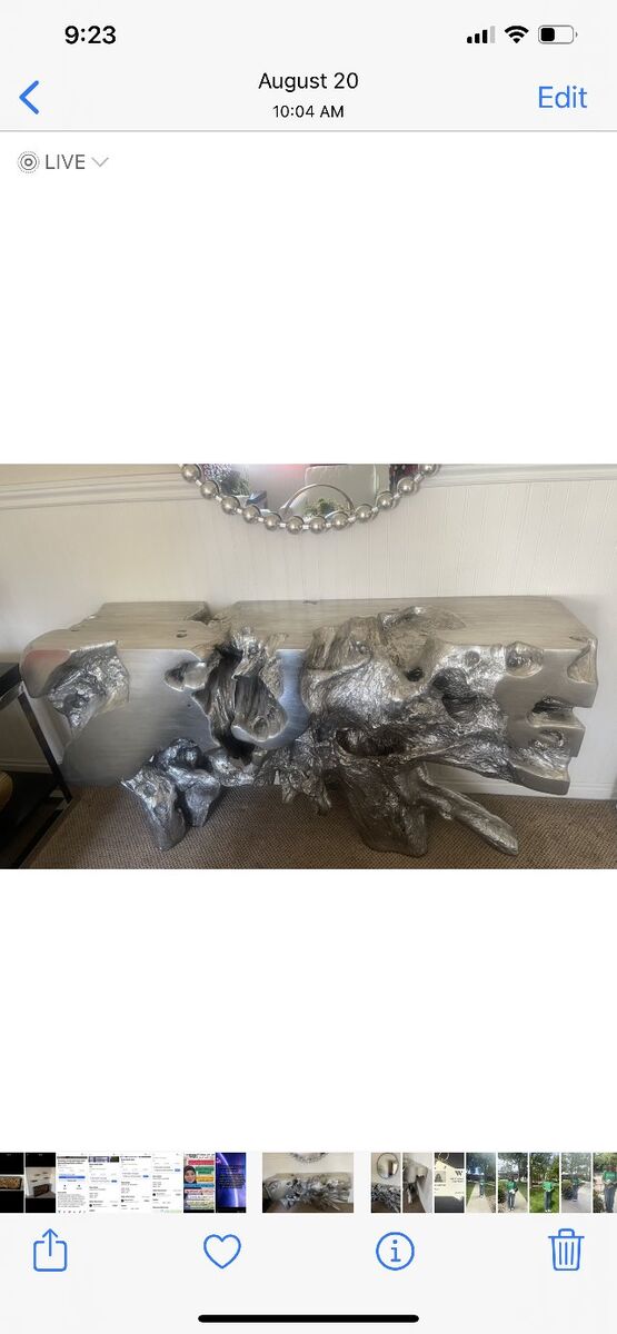 new Sequoia Console Table from Z Gallerie,