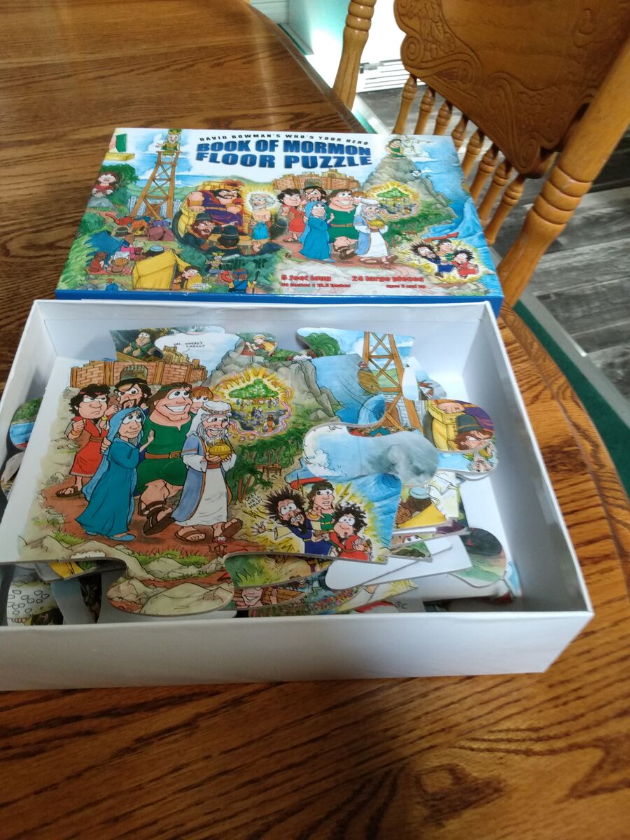 Rare Book of Mormon Floor Puzzle