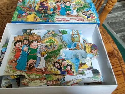 Rare Book of Mormon Floor Puzzle