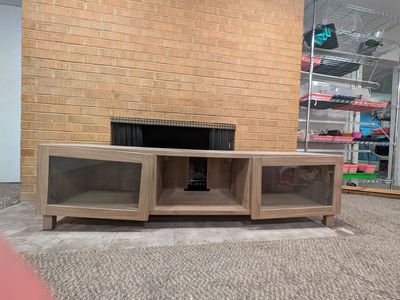 Tv Stand Ikea with glass door