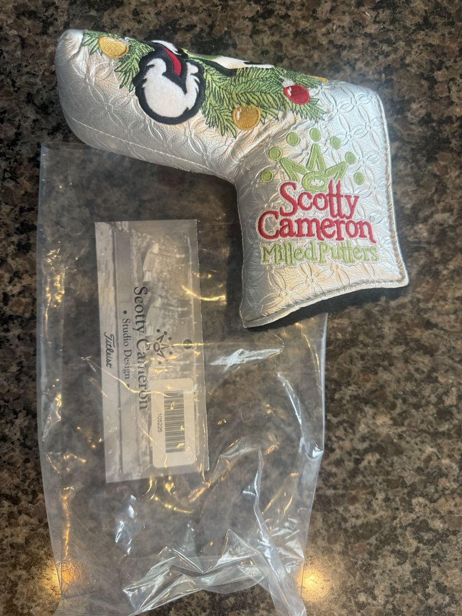 Scotty Cameron Limited Holiday Putter Headcover Jackpot Johnny