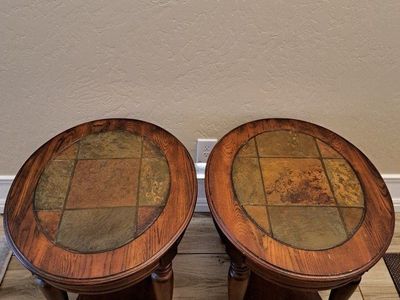 Solid Wood End Tables