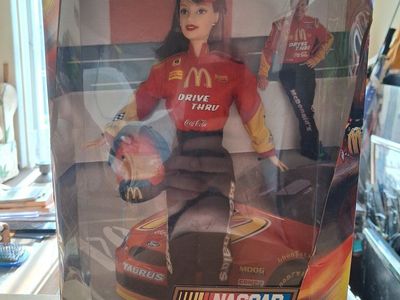 Barbie NASCAR Official #94 McDonald's Collector Edition Doll - Sealed Box, Great Condition