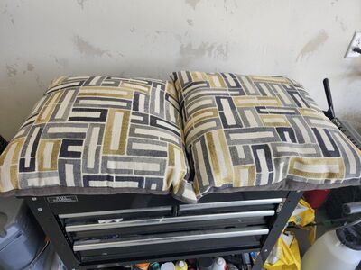 2 couch pillows