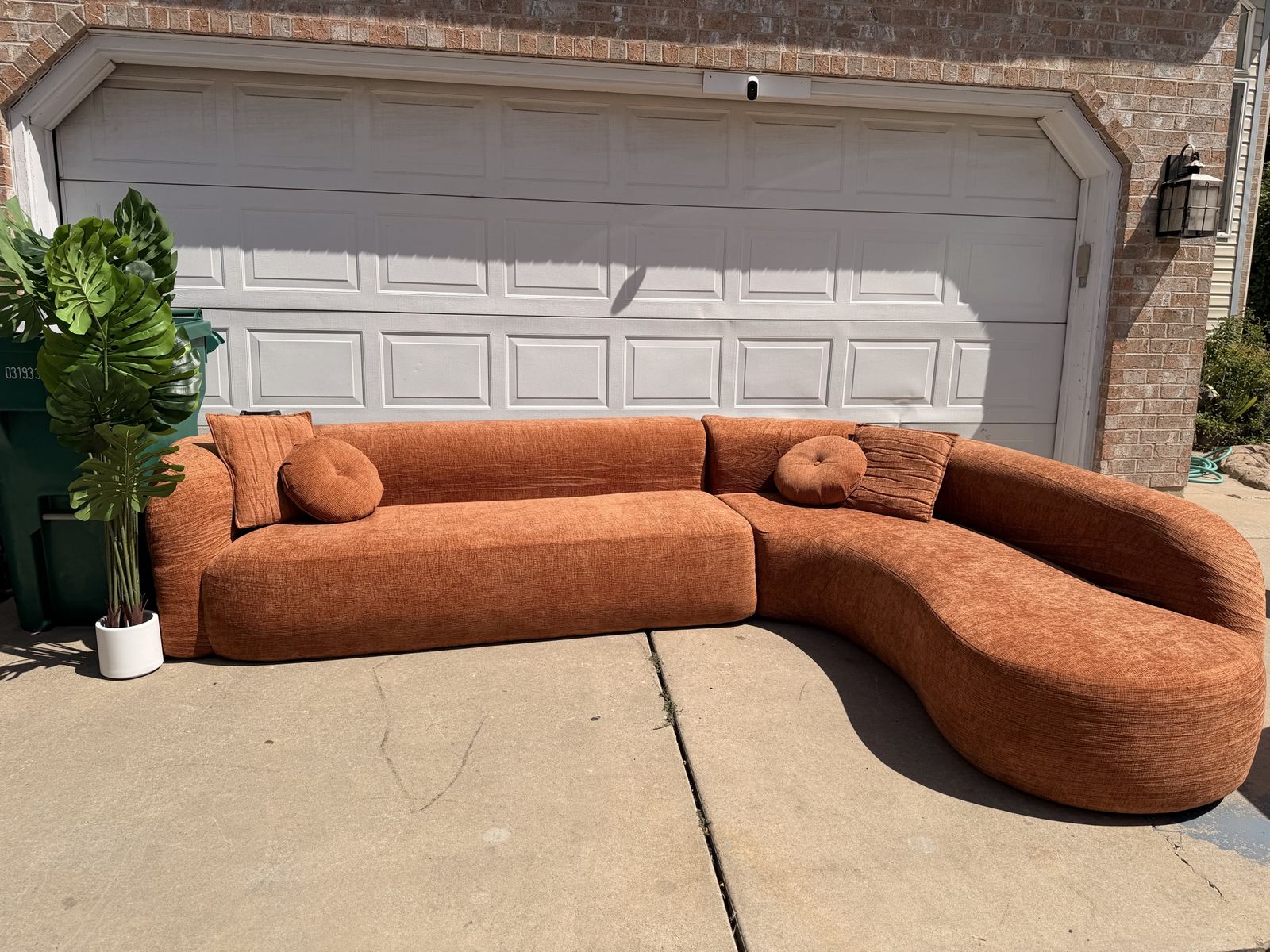  Cristopher knight  Sectional Sofa with Pillows