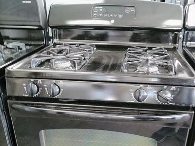 GAS Range~Works Great~90 Day Guarantee~Black Color