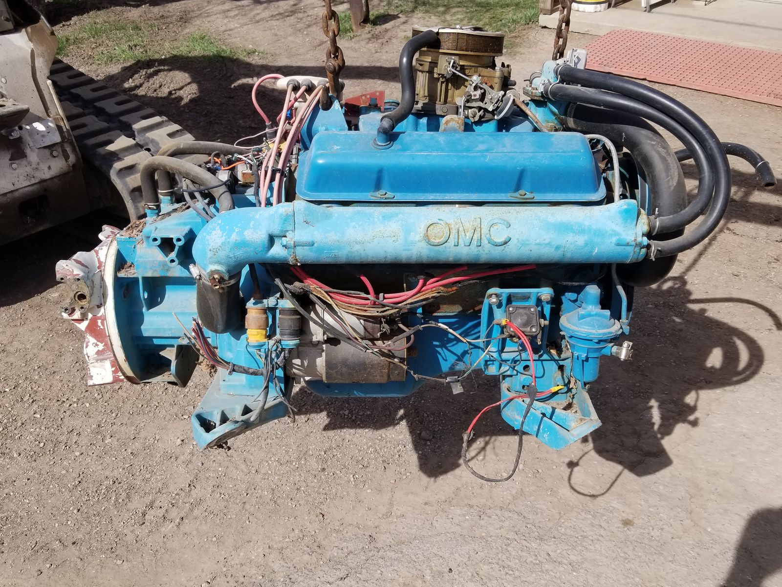 Older boat motor for parts