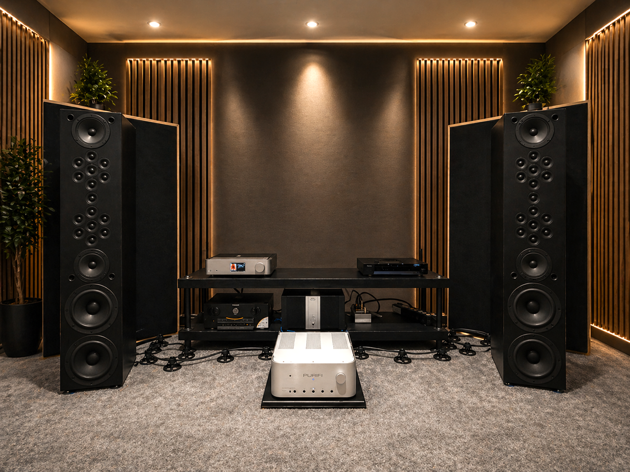 A set of Tekton Encore speakers for sale