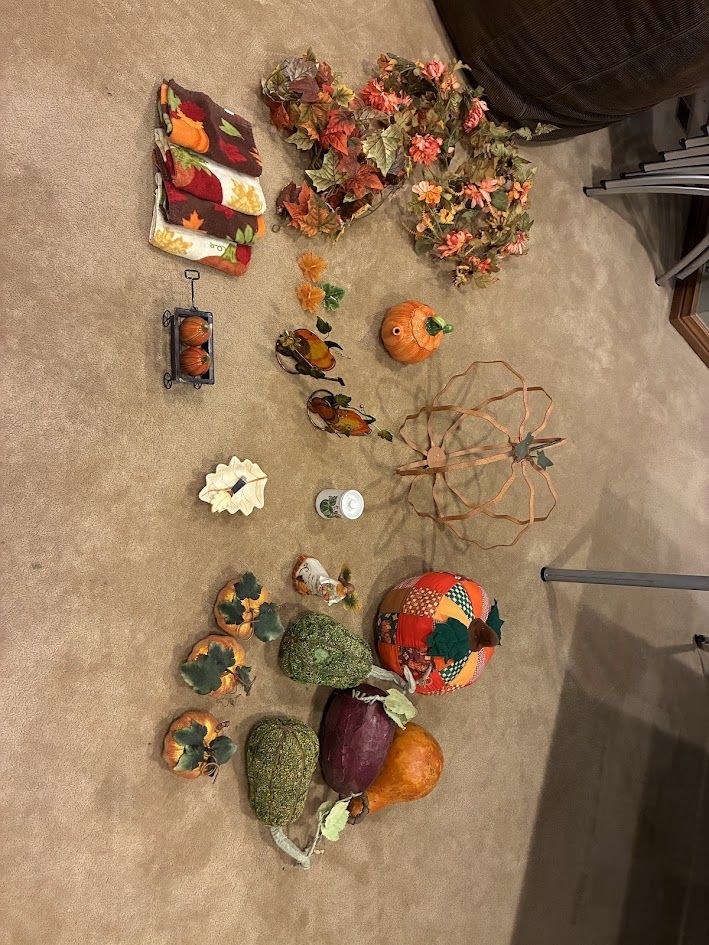Assorted Fall Decorations ($30)