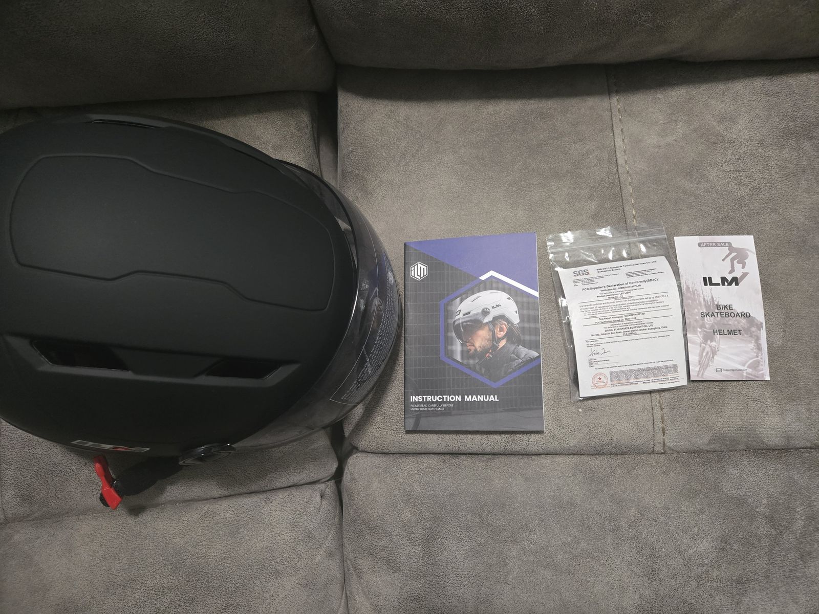 Brand New Bike Helmet. LED light in Front and Back