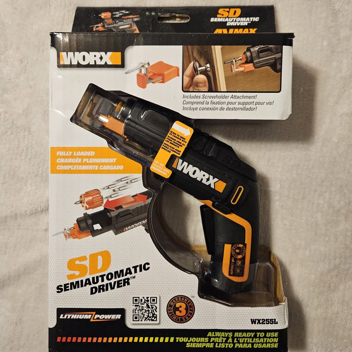 Worx Semiautomatic Cordless ScrewDriver