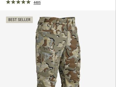 Kuiu Tiburon Valo pants - New with Tags