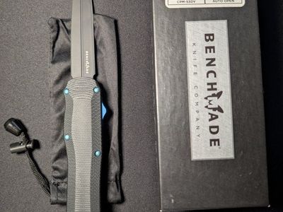 Benchmade Autocrat OTF Knife - Black G10 - Brand New!