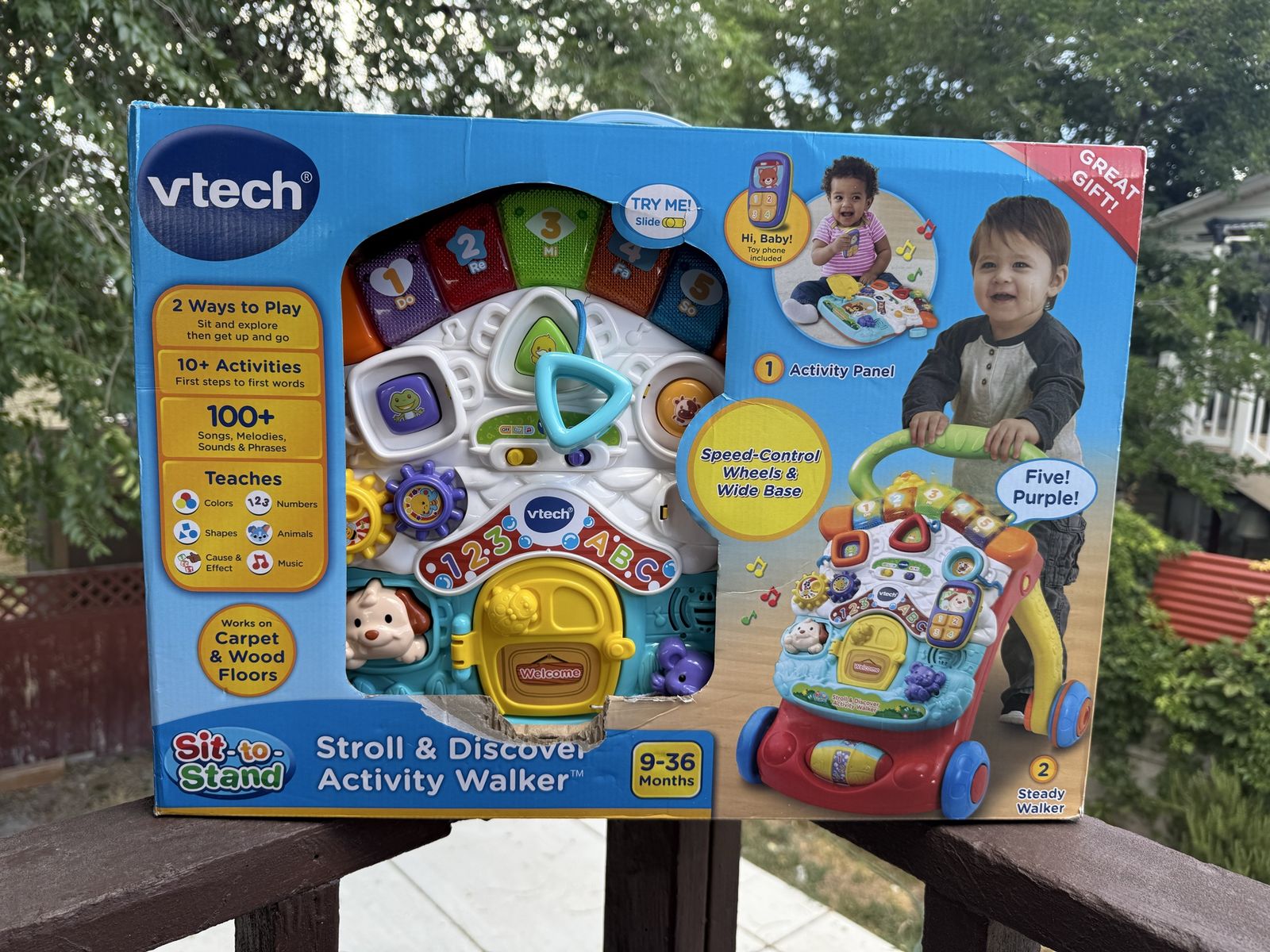 Vtech Sit-to-Stand Stroll & Discover Activity Walker - Ages 9-36 Months