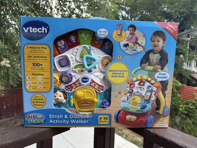 Vtech Sit-to-Stand Stroll & Discover Activity Walker - Ages 9-36 Months