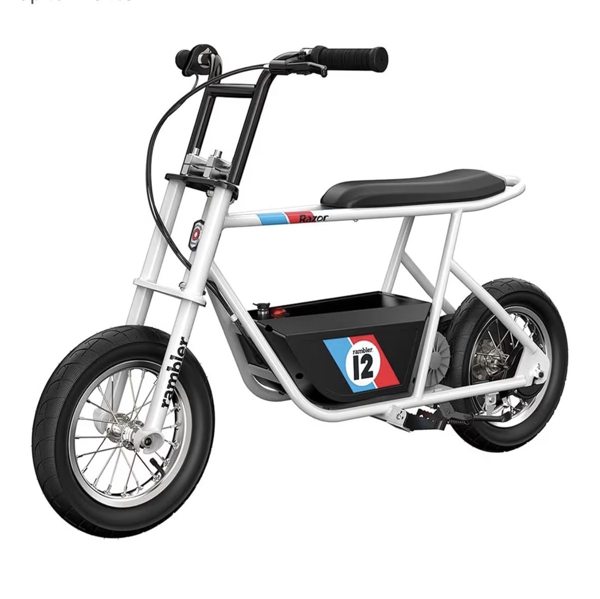 Razor Rambler 12 for Ages 13+ – 24V Electric Minibike with Retro Style, Up to 14 mph