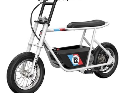 Razor Rambler 12 for Ages 13+ – 24V Electric Minibike with Retro Style, Up to 14 mph
