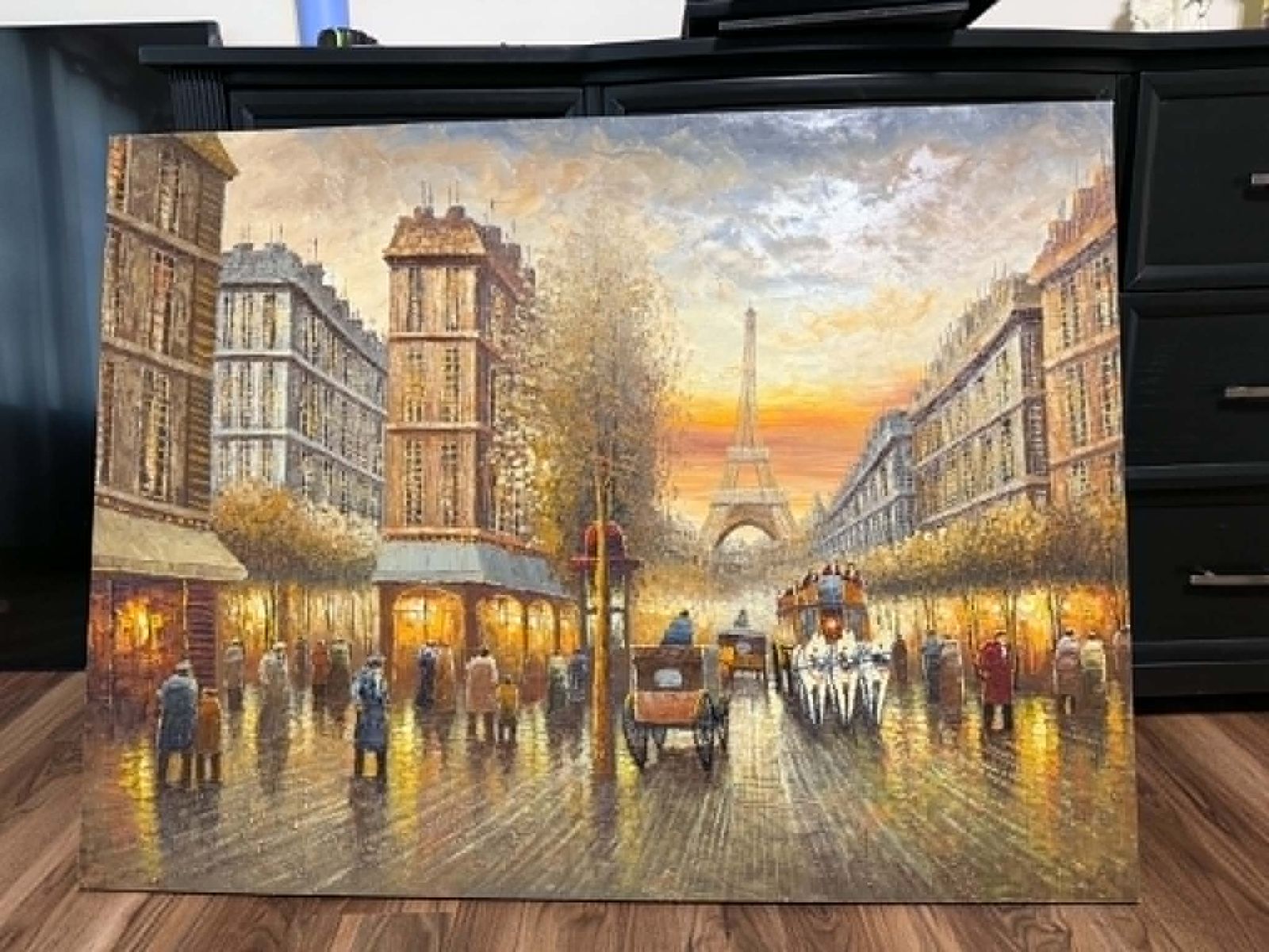 Oil Painting - old time france